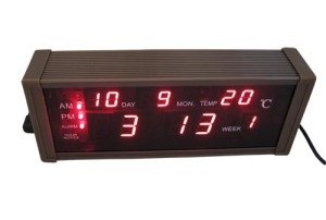 Watton Wt-135 Ledli Alarmlı Dijital Masa Saati