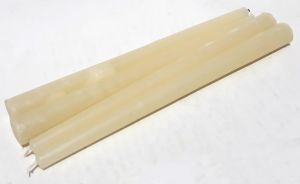 Kaliteli Beyaz, Mavi, Kırmızı Renk 3 Çeşit Dörtlü Şamdan Mumu