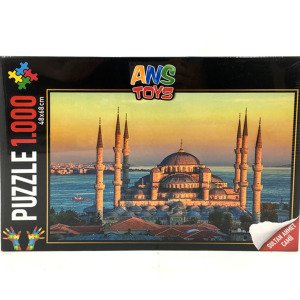1000 Parça Sultan Ahmet Camii Temalı Puzzle 48x68cm Yapboz