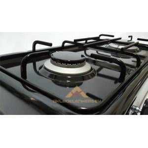 2 GÖZLÜ DOĞAL GAZLI SİYAH EMAYE SET ÜSTÜ OCAK