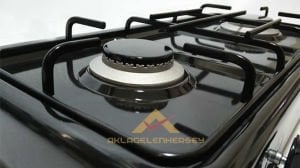 2 GÖZLÜ DOĞAL GAZLI SİYAH EMAYE SET ÜSTÜ OCAK