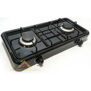 2 GÖZLÜ DOĞAL GAZLI SİYAH EMAYE SET ÜSTÜ OCAK