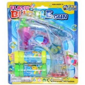 Pilli Işıklı Müzikli Baloncuk Köpük Tabancası