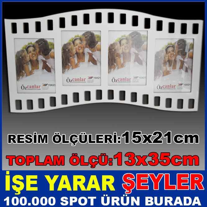 FİLM ŞERİDİ MODEL  4'LÜ DİKEY ÇOKLU ÇERÇEVE