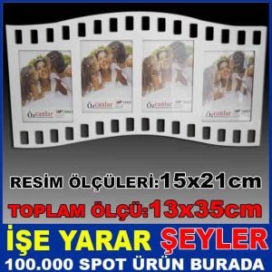 FİLM ŞERİDİ MODEL  4'LÜ DİKEY ÇOKLU ÇERÇEVE