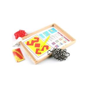 Halı Dokuma Seti Öğretici Tam Set İş Eğitimi Dokuma Tezgahı Üretim için Gerekli Malzemelerle Tam Set