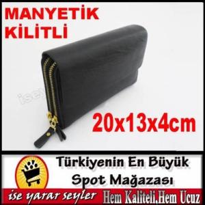 GERÇEK HAKİKİ DERİ 9 CEPLİ ERKEK EL ÇANTASI