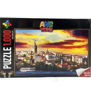 1000 Parça Galata Kulesi Temalı Puzzle 48x68cm Yetişkin Yapboz