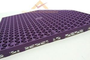 24x24 ISLAK KURU PLASTİK YER KAROSU YER DÖŞEMESİ mor