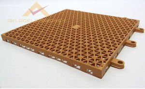 24x24 ISLAK KURU PLASTİK YER KAROSU YER DÖŞEMESİ Hardal