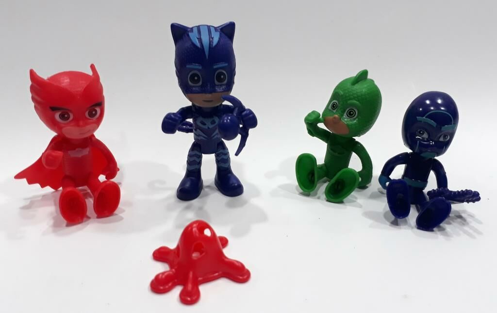 7 Parça 9 cm Uzunluğunda Pijamaskeliler Oyuncak Figür Seti       Kaliteli Malzemeden Üretilmiştir