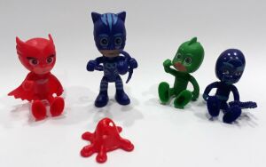 7 Parça 9 cm Uzunluğunda Pijamaskeliler Oyuncak Figür Seti       Kaliteli Malzemeden Üretilmiştir
