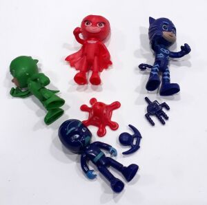 7 Parça 9 cm Uzunluğunda Pijamaskeliler Oyuncak Figür Seti       Kaliteli Malzemeden Üretilmiştir
