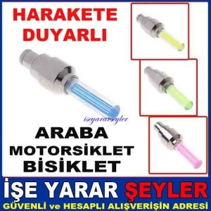 HAREKETE DUYARLI BİSİKLET LASTİK IŞIĞI LED LAMBA