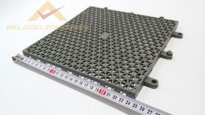 24x24 ISLAK KURU PLASTİK YER KAROSU YER DÖŞEMESİ gri