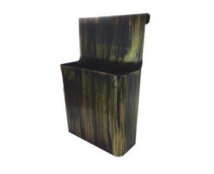 Askılı Dolap içi Düzenleyici Sepet Siyah Üzerine Fırça Desenli Genis kullanışlı Pratik