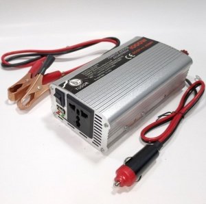Süper Inverter 12V Elektriği 220V Çevirici Fanlı invertör Usb Çıkışlı Maşa+Çakmak 2set Kablo