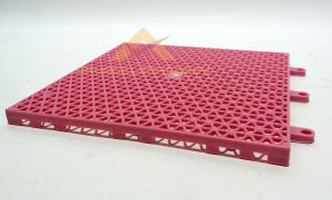 24x24 ISLAK KURU PLASTİK YER KAROSU YER DÖŞEMESİ pembe
