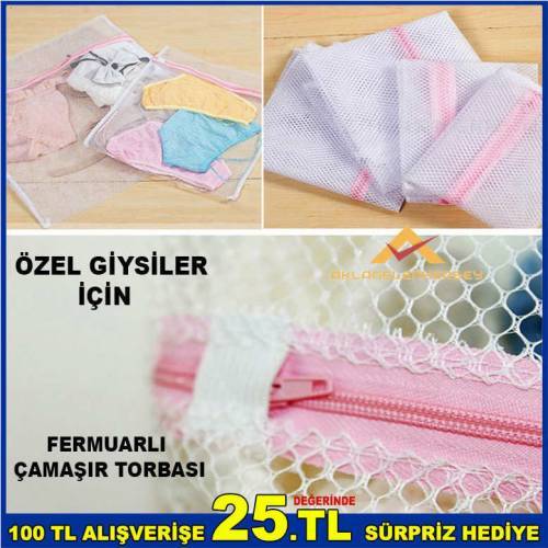 NARİN ÖZEL GİYSİLERE FERMUARLI ÇAMAŞIR TORBASI?