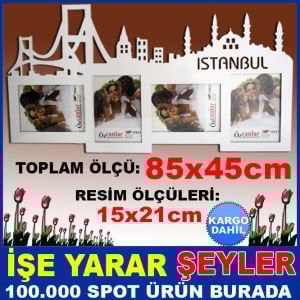 İSTANBUL MODEL BÜYÜK BOY 4'LÜ ÇOKLU ÇERÇEVE KD