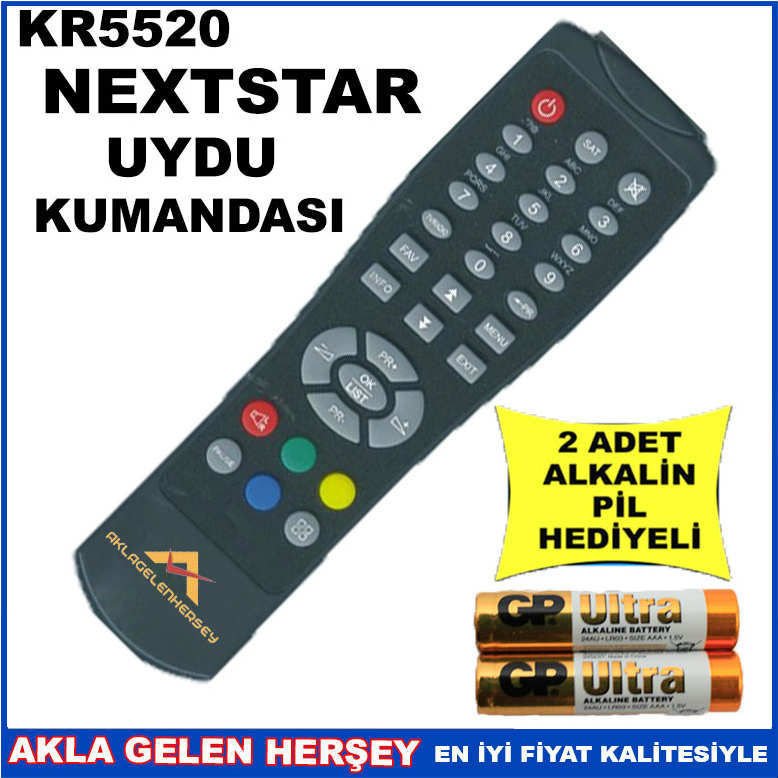NEXTSTAR UYDU CİHAZI Receiver KUMANDASI KR5520