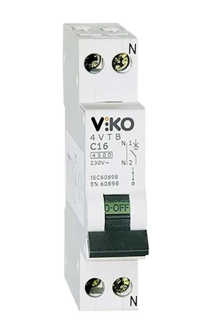 VİKO Panasonic 1x32a B Tipi 4.5ka Otomatik Sigorta 4vtb-1b32