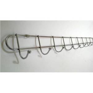 10 KANCALI PASLANMAZ ÇELİK DUVAR VE KAPI ASKISI