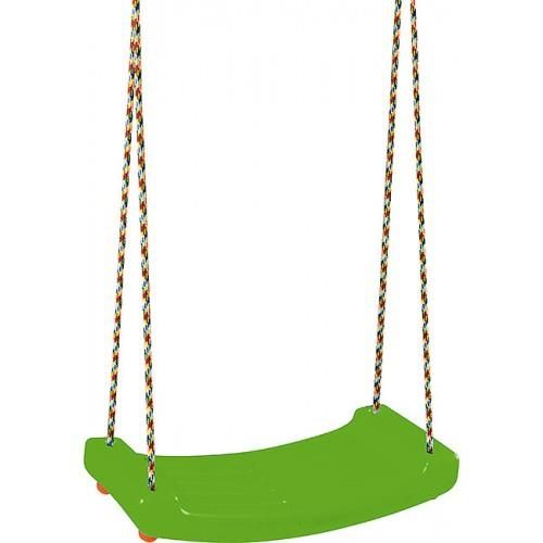 Piknik ve Kamp Salıncağı Yeşil Geniş Zemin Sağlam Örgü Halatlı