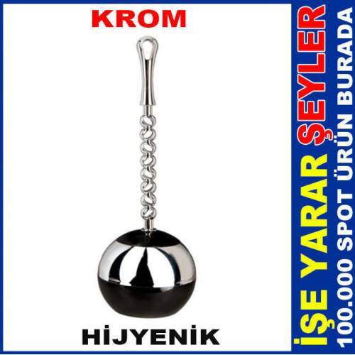 F110 Flora Wc Tombul Krom Klozet Fırça Takımı