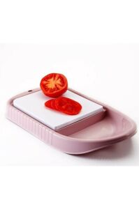 Pratik ve Şık Qlux Hazneli Kesim Panosu Kesme Tahtası 20x36 cm L440