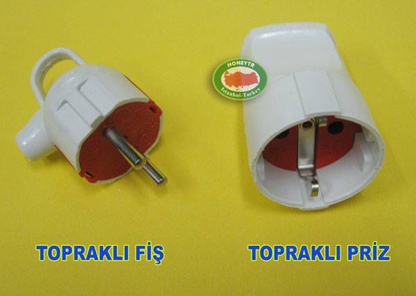 TOPRAKLI TEK PRİZ TSE GARANTİLİDİR