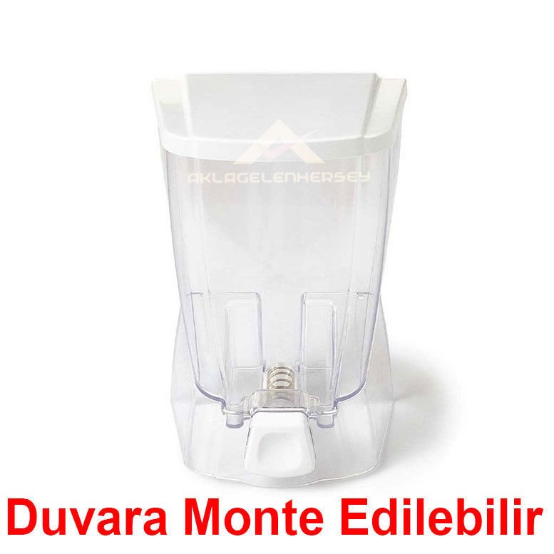 Zambak 1000ml Büyük Sıvı Sabunluk Hijyenik 18x8x12cm Ebatında Sızdırmaz Garantili Sıvı Sabunluk