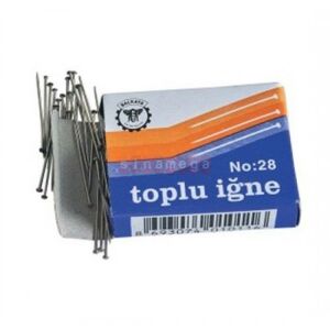 Çelik Ergonomik Kullanışlı Toplu İğne No:28, 3 Paket Fiyatıdır
