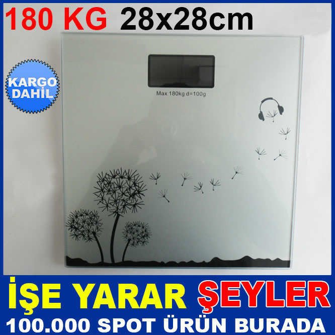 DİJİTAL LCD EKRAN ULTRA İNCE BANYO TARTISI KD