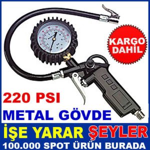 HAVA BASINCI ÖLÇER KONTROLLÜ LASTİK ŞİŞİRME TABANCASI
