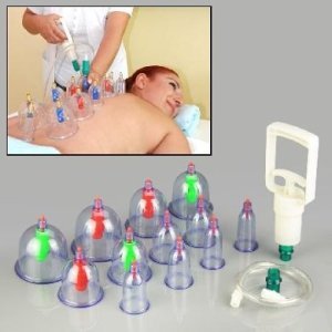 12 parça vakumlu hacamat kupa çekme seti