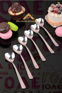 PASLANMAZ ÇELİK KALP MODEL 6 DONDURMA KAŞIĞI