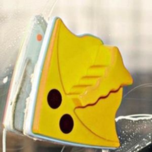 Çift Taraflı Üçgen Manyetik Pencere Temizleyici Mıknatıslı Cam Sileceği ( Tek Cam )