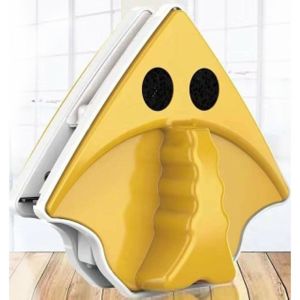 Çift Taraflı Üçgen Manyetik Pencere Temizleyici Mıknatıslı Cam Sileceği ( Tek Cam )