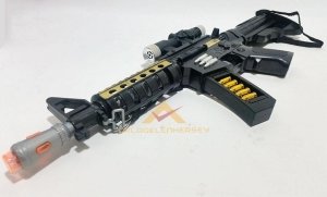 TARAMA SESLİ HAREKETLİ ŞARJÖR NAMLU OMUZ ASKI BÜYÜK IŞIKLI TÜFEK