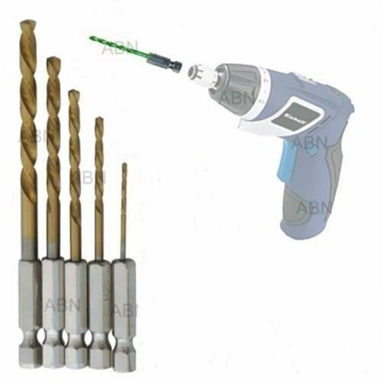 Tüm Akülü Matkaplar,Şarjlı Tornavidalar İçin Altıgen Bit Uç 5li Matkap Ucu Seti Mandrenlerede Uygun