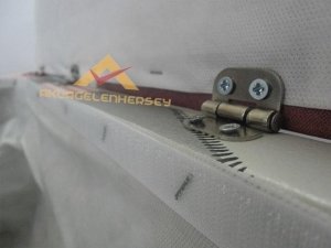Ücretsiz Kargo KLEOPATRA DERİ ASTARLI YATAY BANYO ÇAMAŞIR SEPETİ