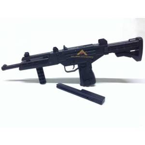 18 Boncuk Kapasiteli Şarjörlü 53x25cm Boyutunda Boncuk Atan Oyuncak Tüfek