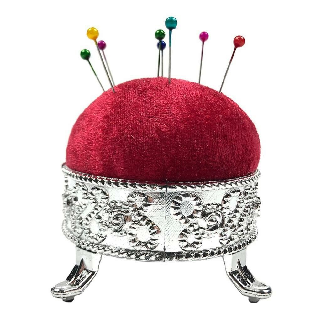 Lavanta Kokulu Kadife Yüzeyli Ayaklı Dekoratif İğnedanlık