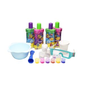 Slime Party Slime Hazırlama Seti 6 Farklı Slime Renkli Ve Esnek