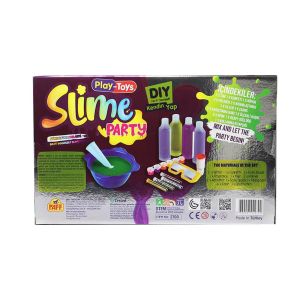 Slime Party Slime Hazırlama Seti 6 Farklı Slime Renkli Ve Esnek
