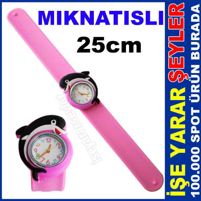 SEVİMLİ HAYVAN KARAKTERİ MIKNATISLI KOL SAATİ