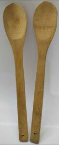 Bambu El Yapımı Kaşık 28 Cm B-4