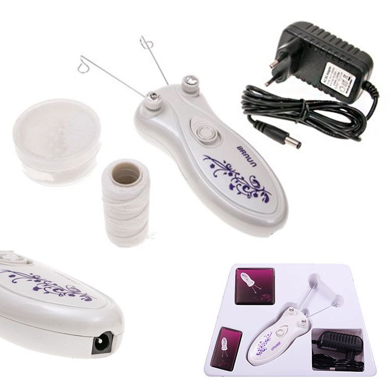 Braun BR-999 Epilatör Pürüssüz Cilt İçin Pudra+İplik Işıklı Kolayca Taşınabilir Epilasyon Aleti