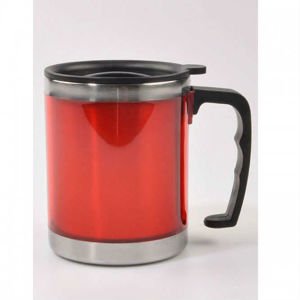 ÇELİK İÇ YÜZEY TERMOS BARDAK SEYAHAT KUPASI 10A